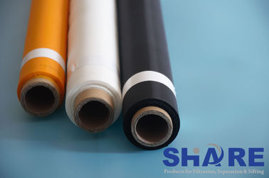 High Tenacity Screen Printing Fabric Mesh , Silk Screen Fabric Mesh Count 10-180T