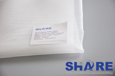 Abrasion Resistance Polyester Filter Mesh Square Hole With Heat Setting Treatment