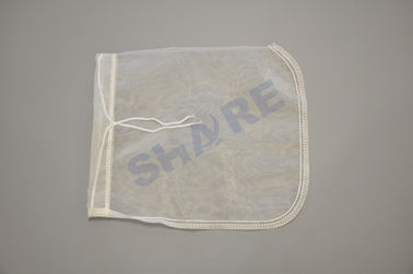 Monofilament Liquid Filter Bags With Drawstring As Top Collar Rating From 1um To 2000um