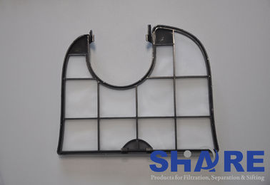Air Conditioner Plastic Filter Mesh , Polypropylene Mesh Screen Surface Filtration Type
