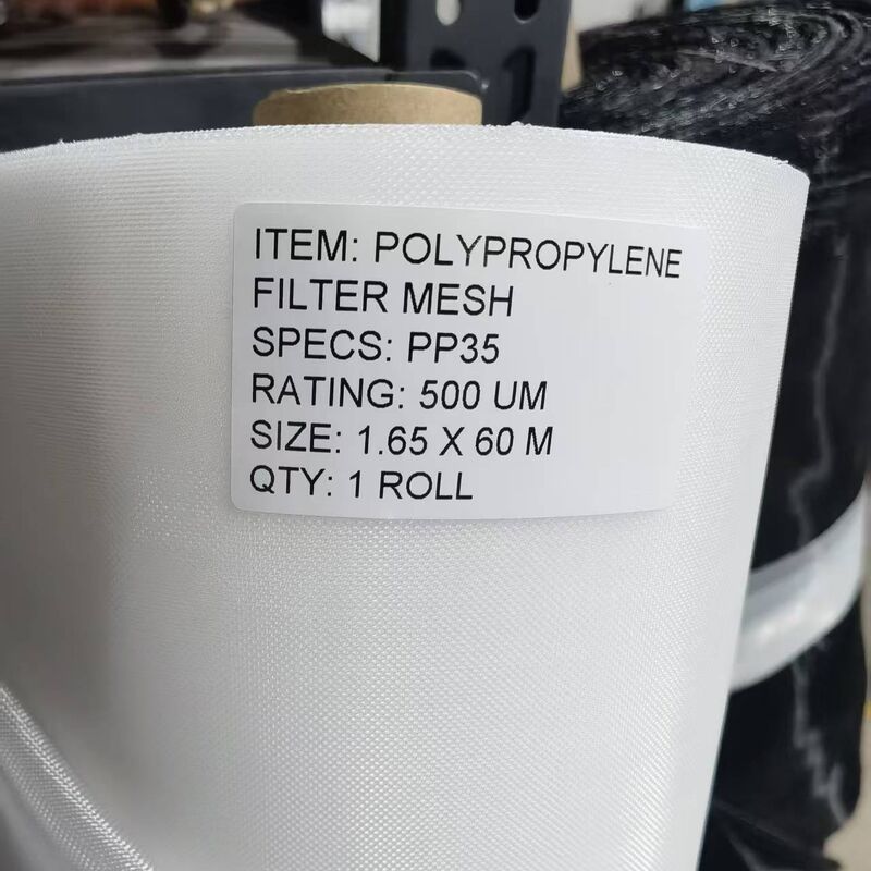 500 Micron Polypropylene Monofilament Filter Mesh 36% Open Area