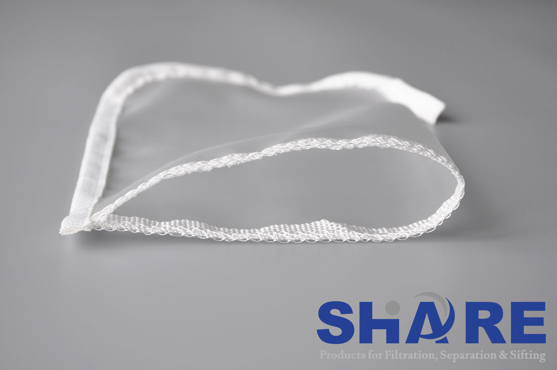 High Tenacity Polyester Filter Mesh Woven / Food Filtration Bag Roll Length 50-90M